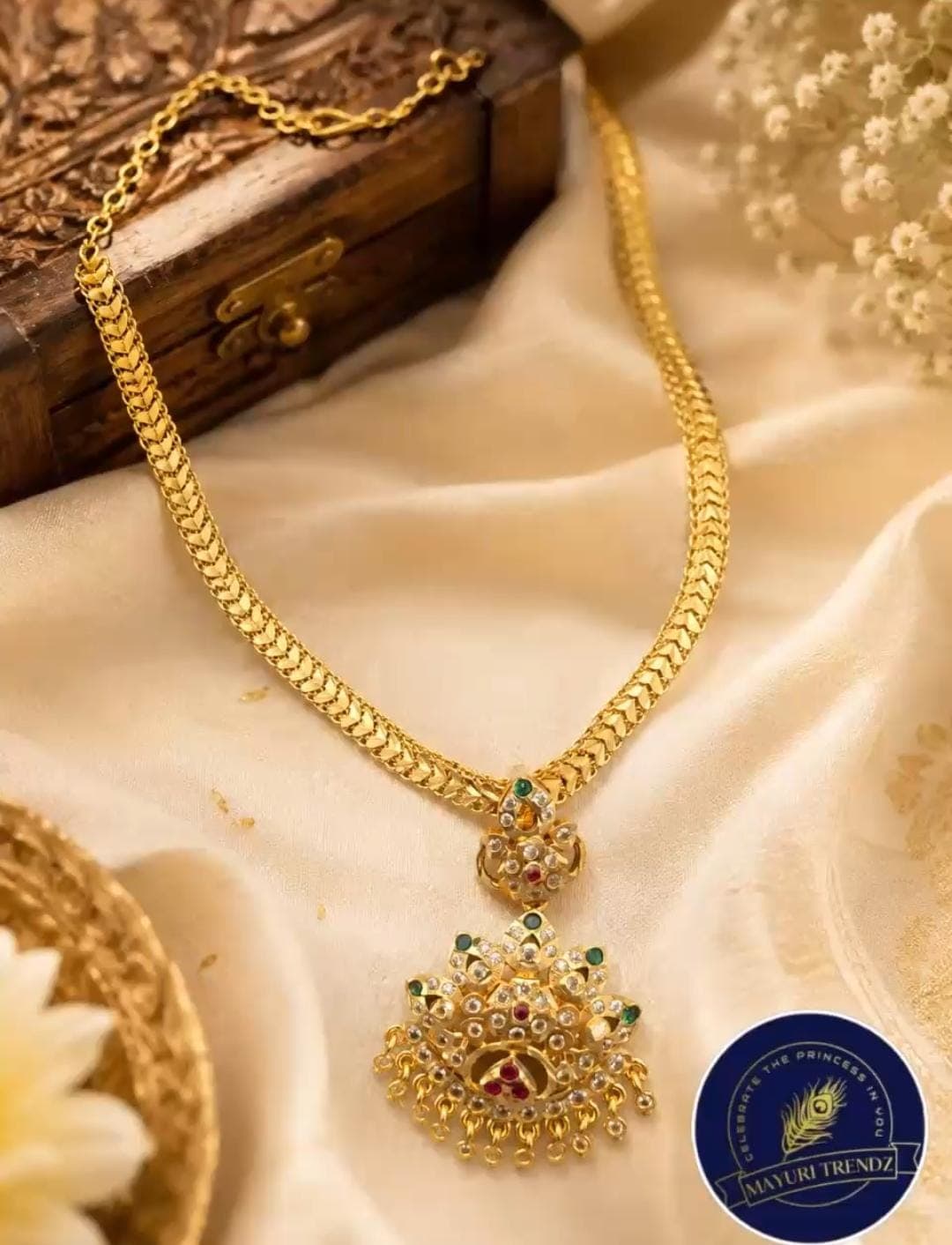 Peacock Pendant Necklace