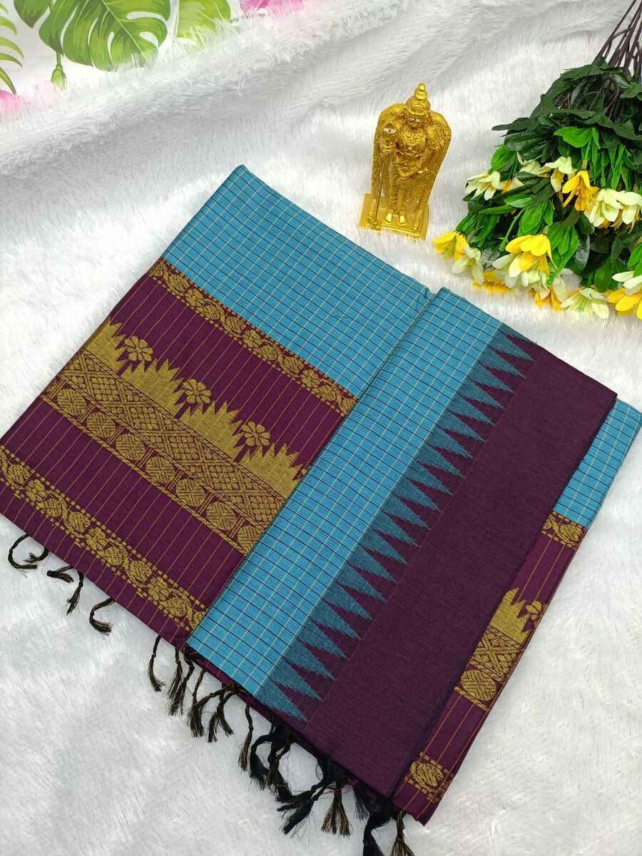 Kanchi Cotton Saree